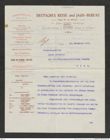 Nachlass Franz Steindachner, Brief von Ch. Julius Eisen an Franz Steindachner (13.11.1907), Inv.Nr. 124.01, Seite 1